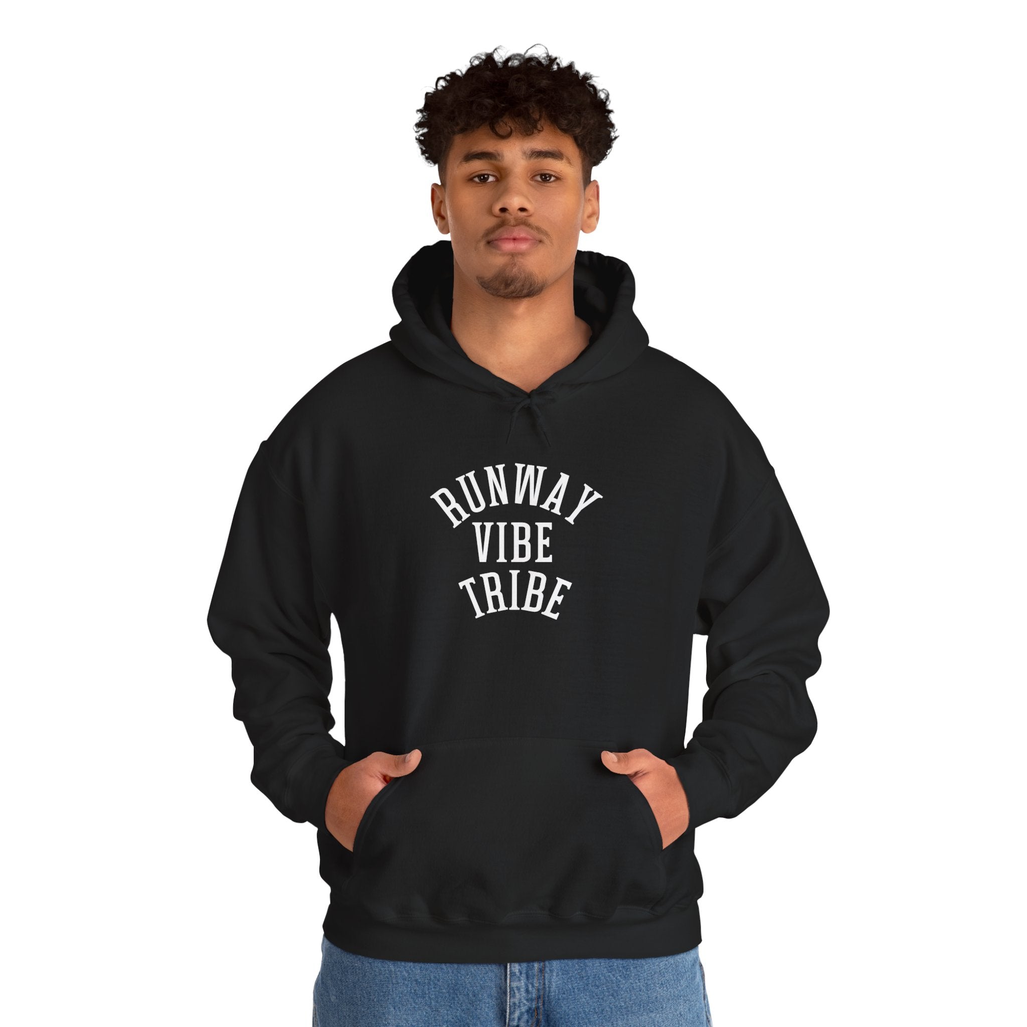 Runway Vibe Tribe Unisex Hoodie – Fashion Model Crewneck Hooded Sweatshirt