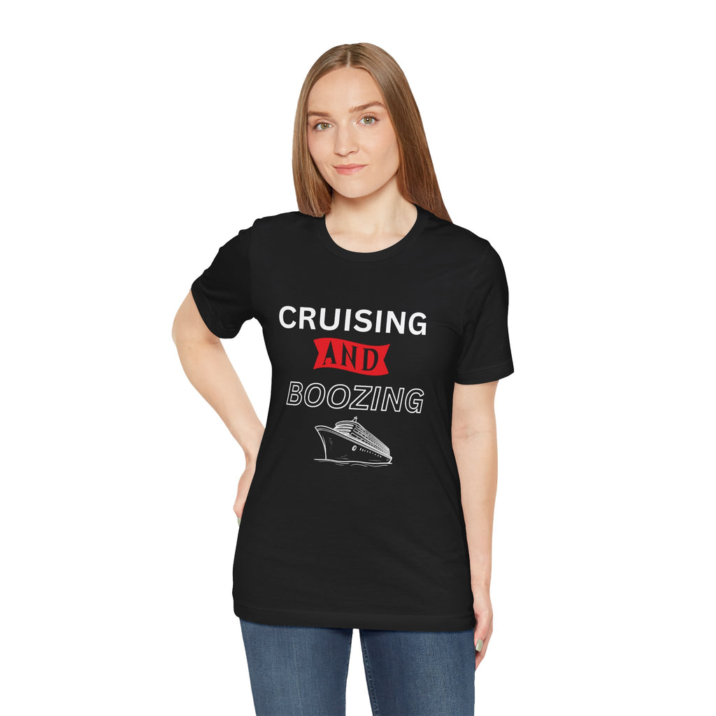 Cruising and Boozing Cruise Shirt — Funny Vacation Boat Tee