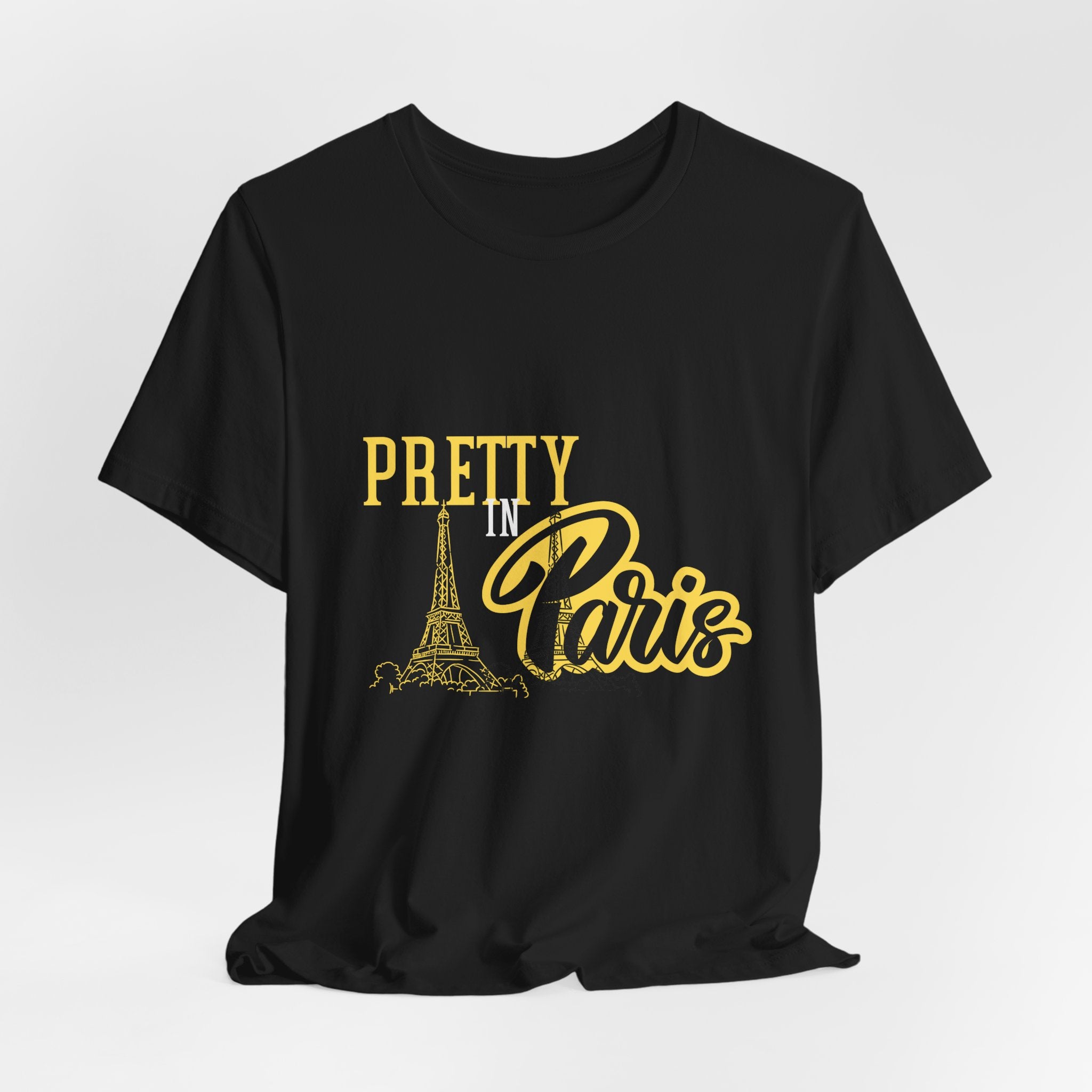 Pretty in Paris T‑Shirt – Eiffel Tower Graphic Tee
