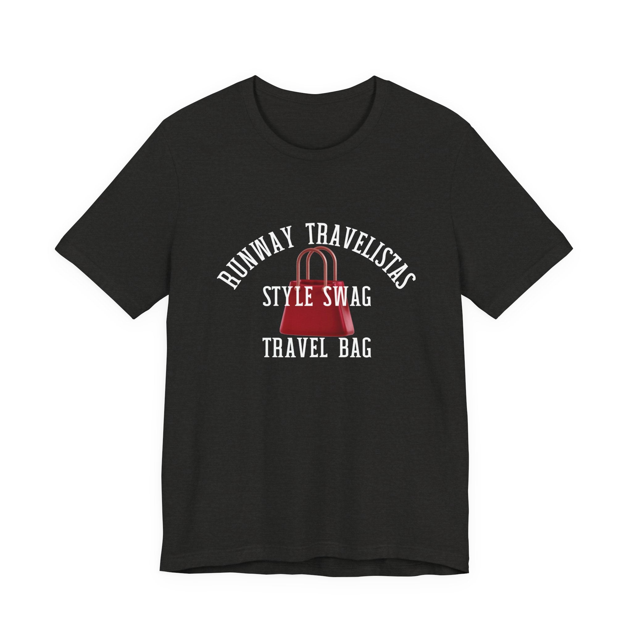 Runway Travelistas Tee — "Style Swag Travel Bag" Graphic T‑Shirt