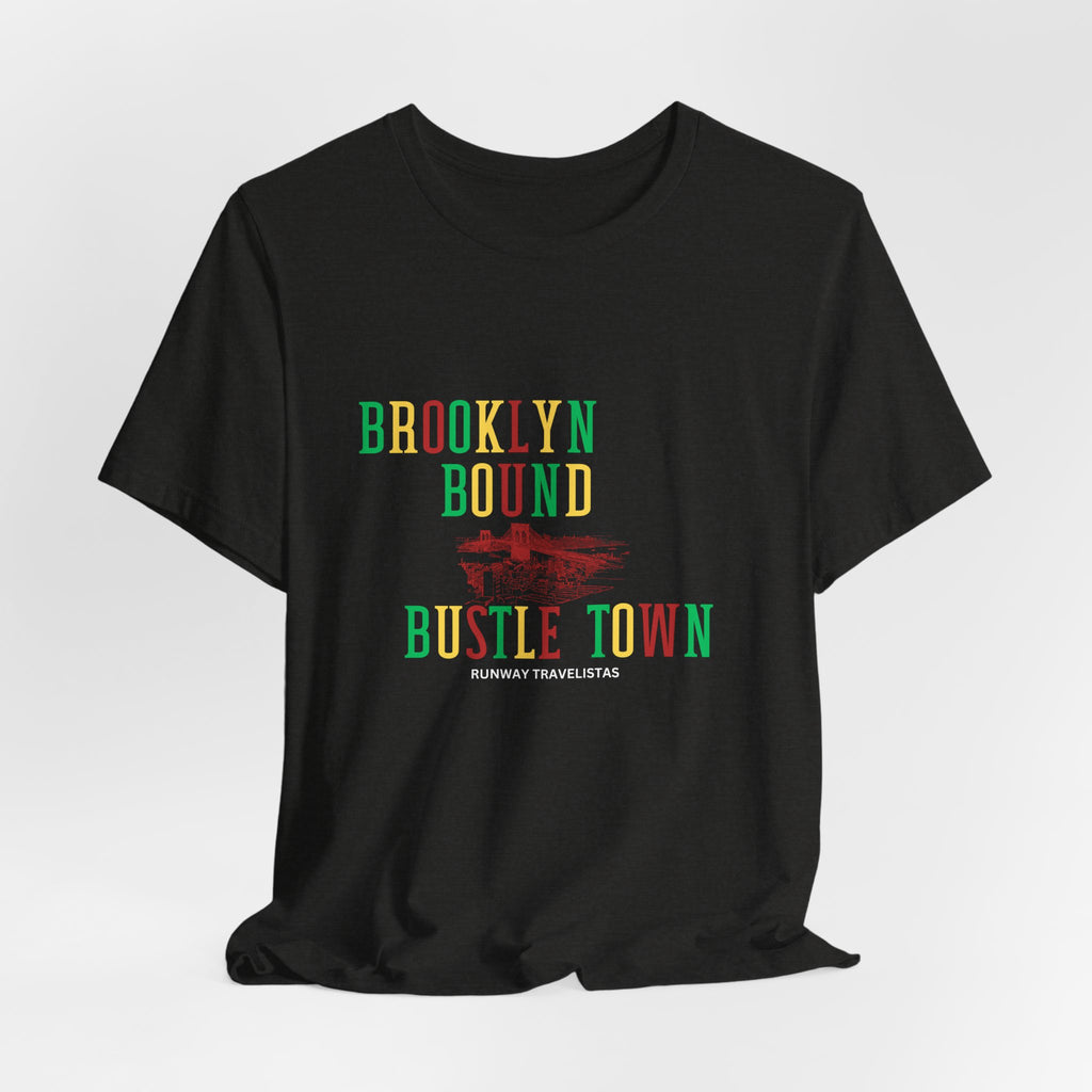 Brooklyn Bound Bustle Town Unisex T‑Shirt — Urban Travel Tee