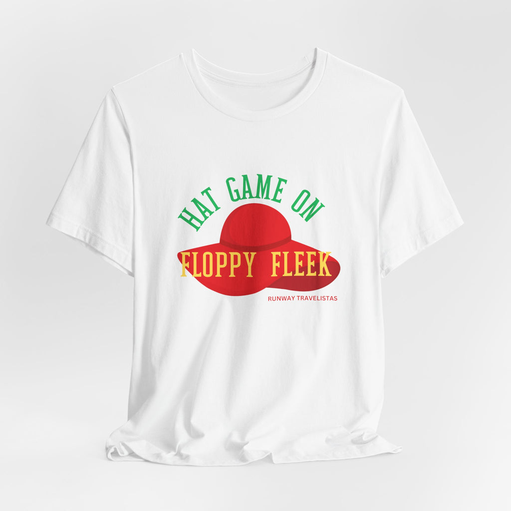 T-Shirt — "Hat Game On Floppy Fleek" Retro Statement Tee