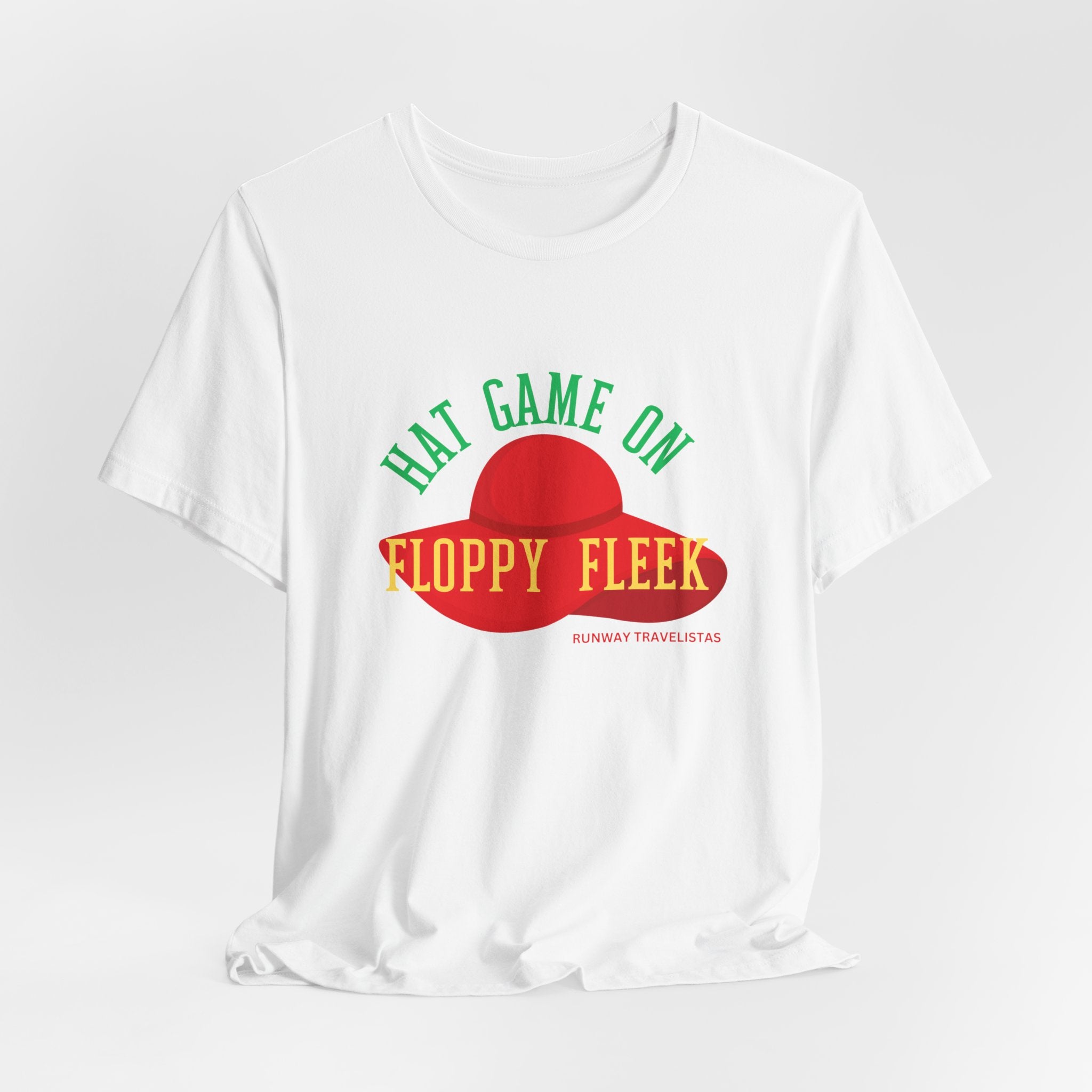 T-Shirt — "Hat Game On Floppy Fleek" Retro Statement Tee