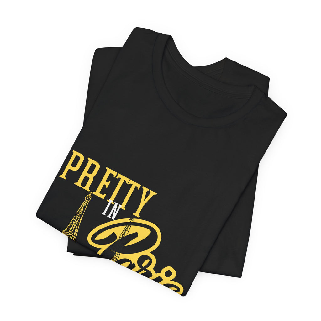 Pretty in Paris T‑Shirt – Eiffel Tower Graphic Tee