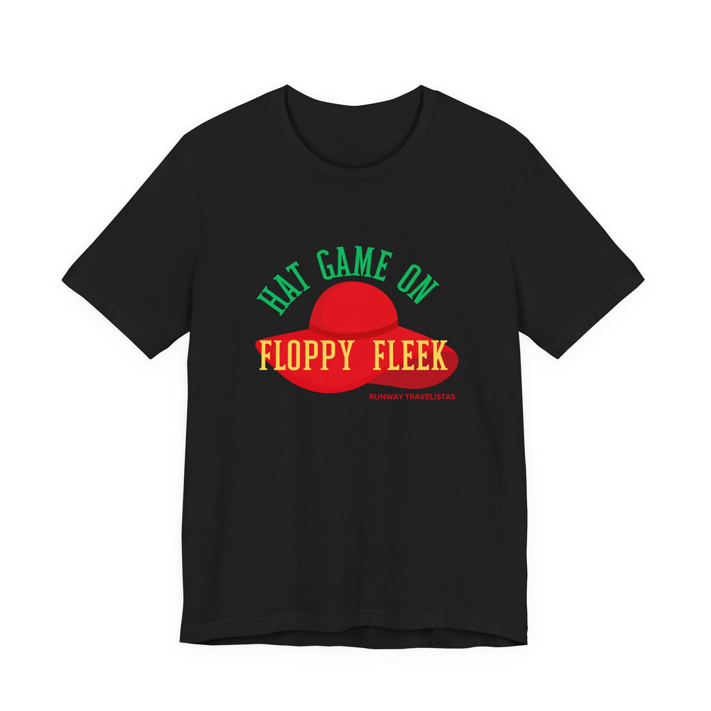 T-Shirt — "Hat Game On Floppy Fleek" Retro Statement Tee