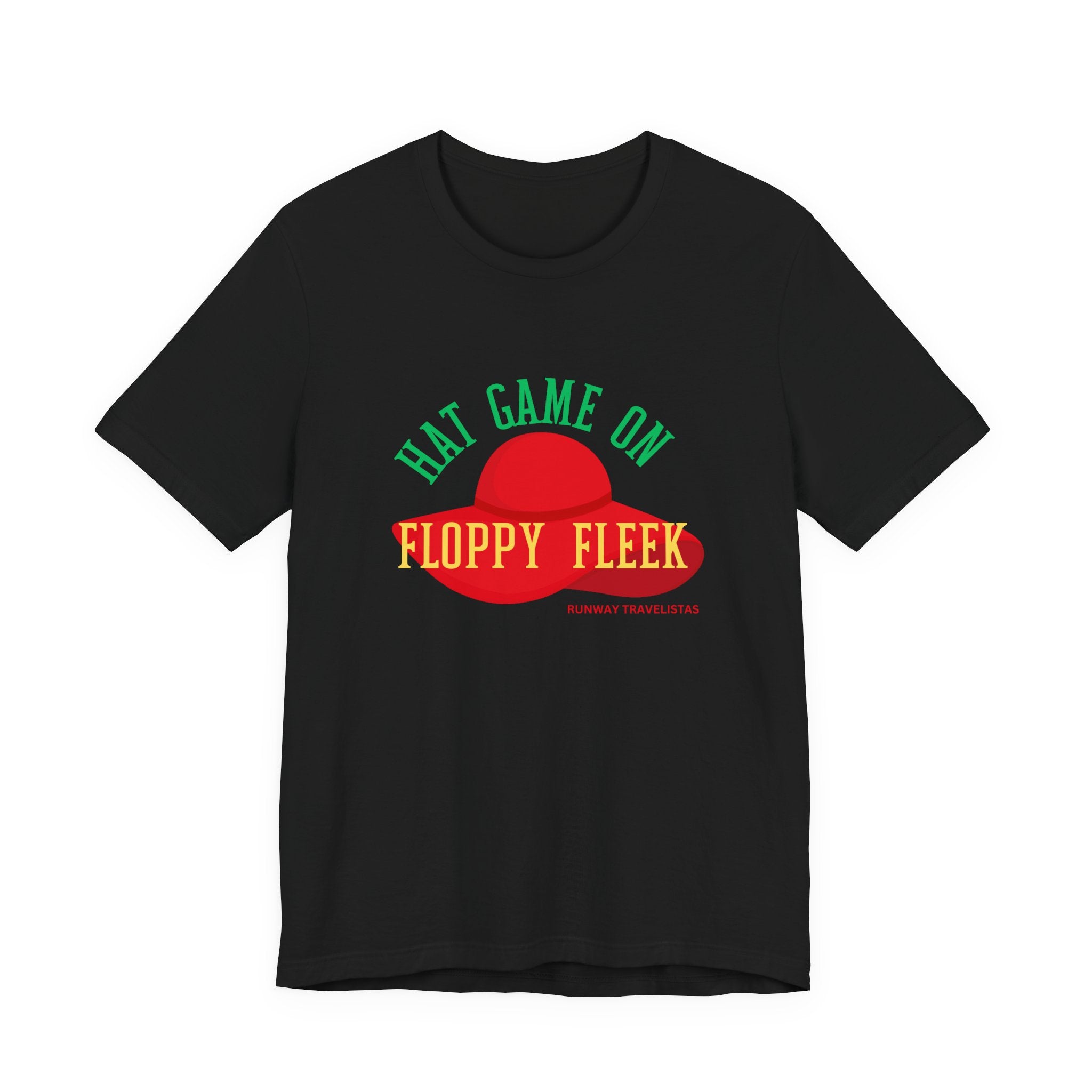 T-Shirt — "Hat Game On Floppy Fleek" Retro Statement Tee