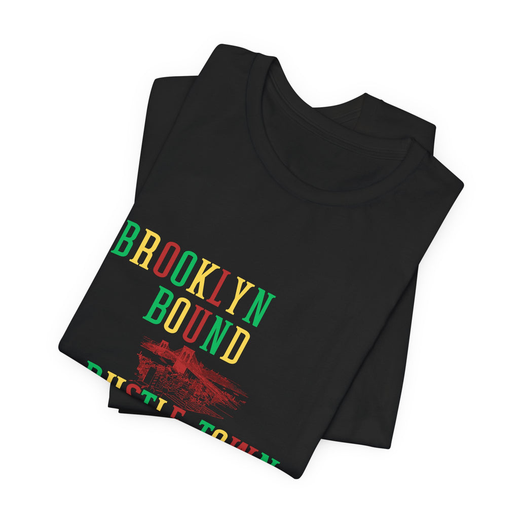 Brooklyn Bound Bustle Town Unisex T‑Shirt — Urban Travel Tee