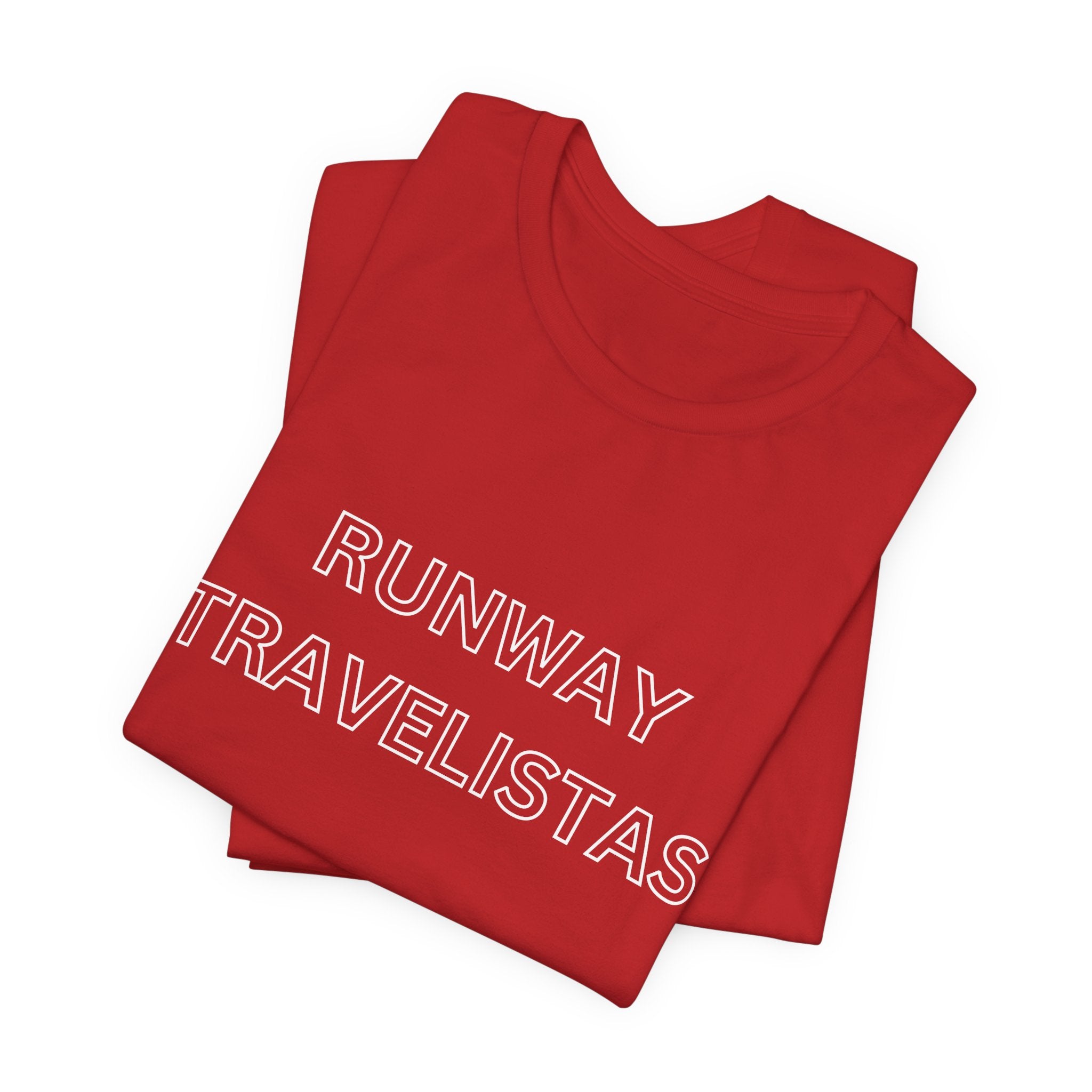 Runway Travelistas Hollowed Lettering Unisex T-shirt