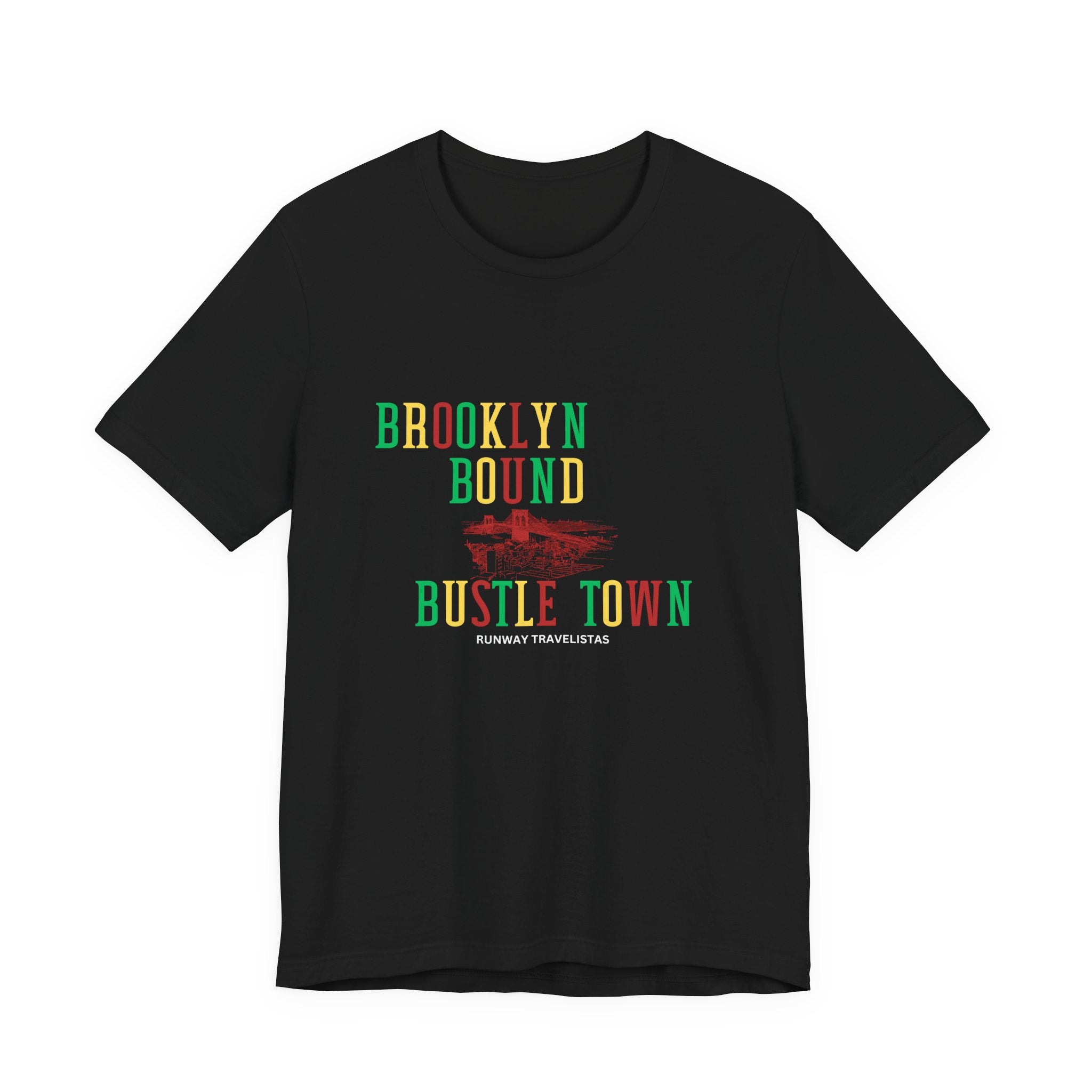 Brooklyn Bound Bustle Town Unisex T‑Shirt — Urban Travel Tee